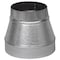 Imperial Mfg Imperial 6 in. D X 4 in. D Galvanized Steel Furnace Pipe Reducer GV1417 - alternate 1